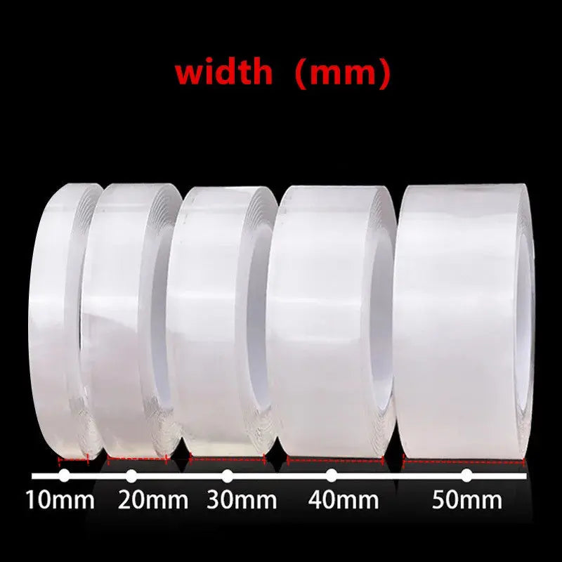1/3/5m Nano Tape Double-Sided Adhesive Tape Traceless Waterproof Tape For Bathroom Kitchen Sink Tap Gel Sticker 2GETHER 4EVER