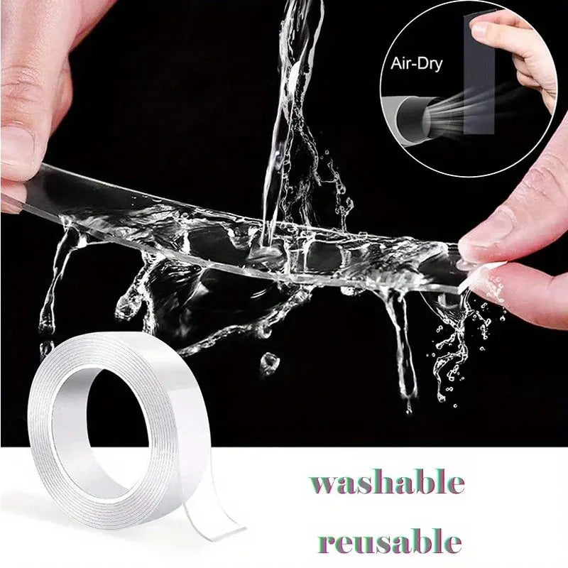 "Versatile Reusable Double-Sided Waterproof Adhesive Tape - Perfect for Kitchen and Bathroom Supplies" 2GETHER 4EVER