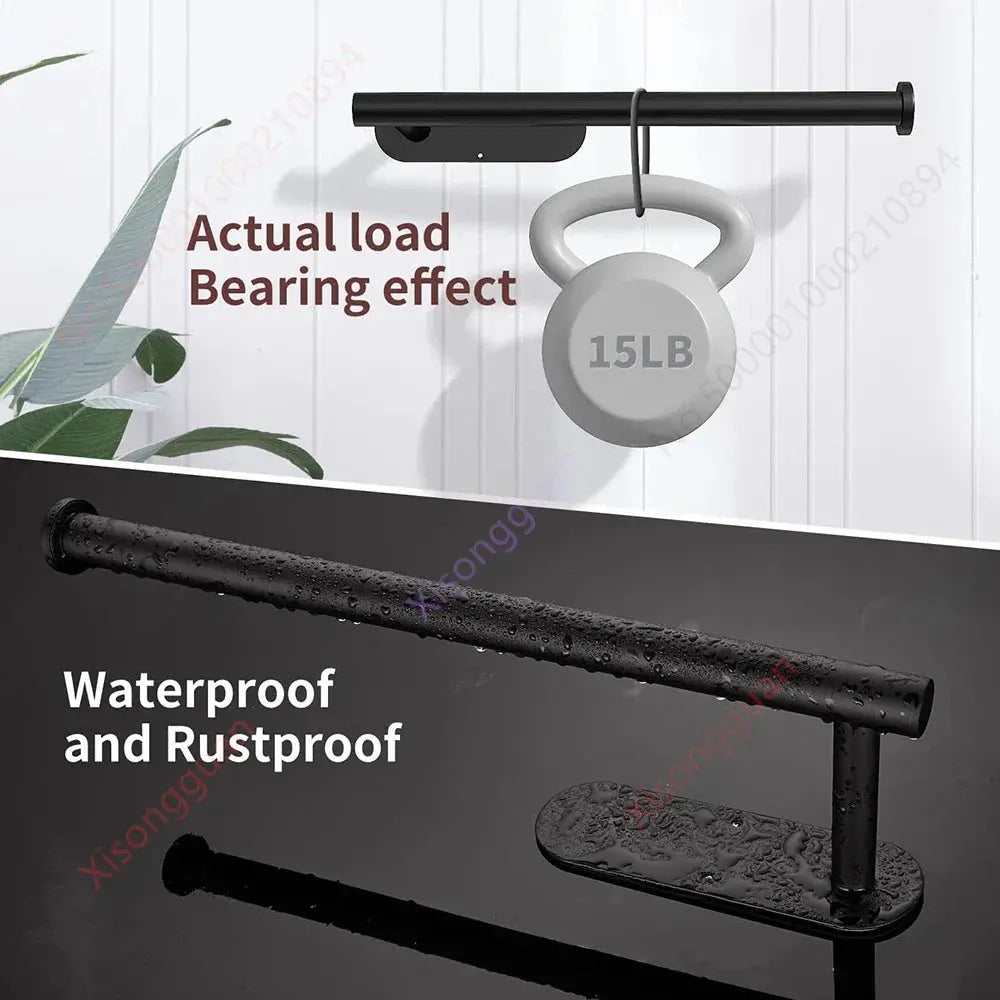 1/2PCS Kitchen Paper Towel Holder Toilet Paper Holder Adhesive Tissue Rack Napkin Dispenser Cabinet Storage Bathroom Accessories 2GETHER 4EVER