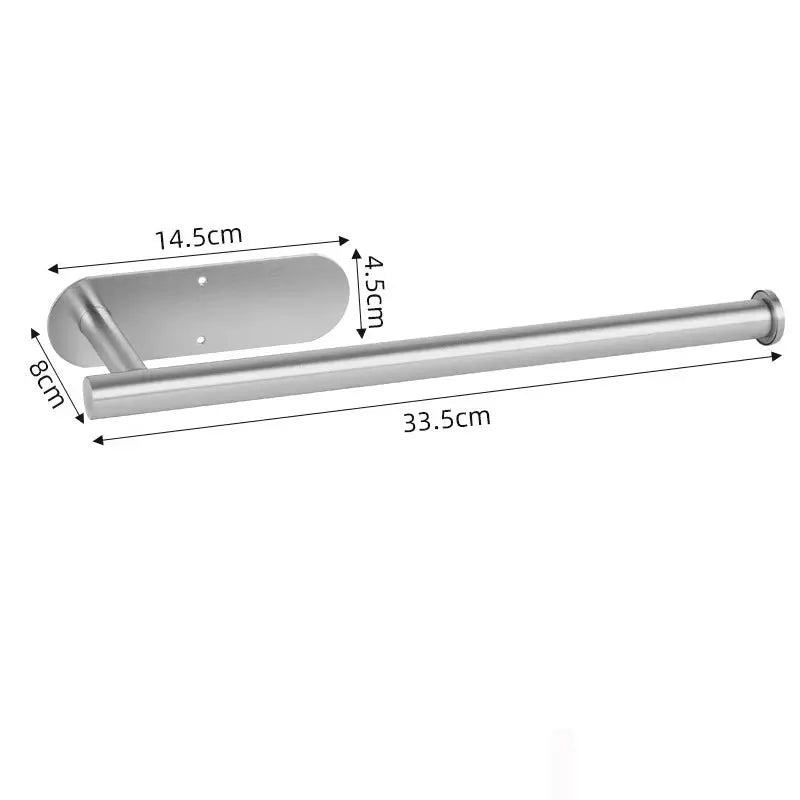 1/2PCS Kitchen Paper Towel Holder Toilet Paper Holder Adhesive Tissue Rack Napkin Dispenser Cabinet Storage Bathroom Accessories 2GETHER 4EVER