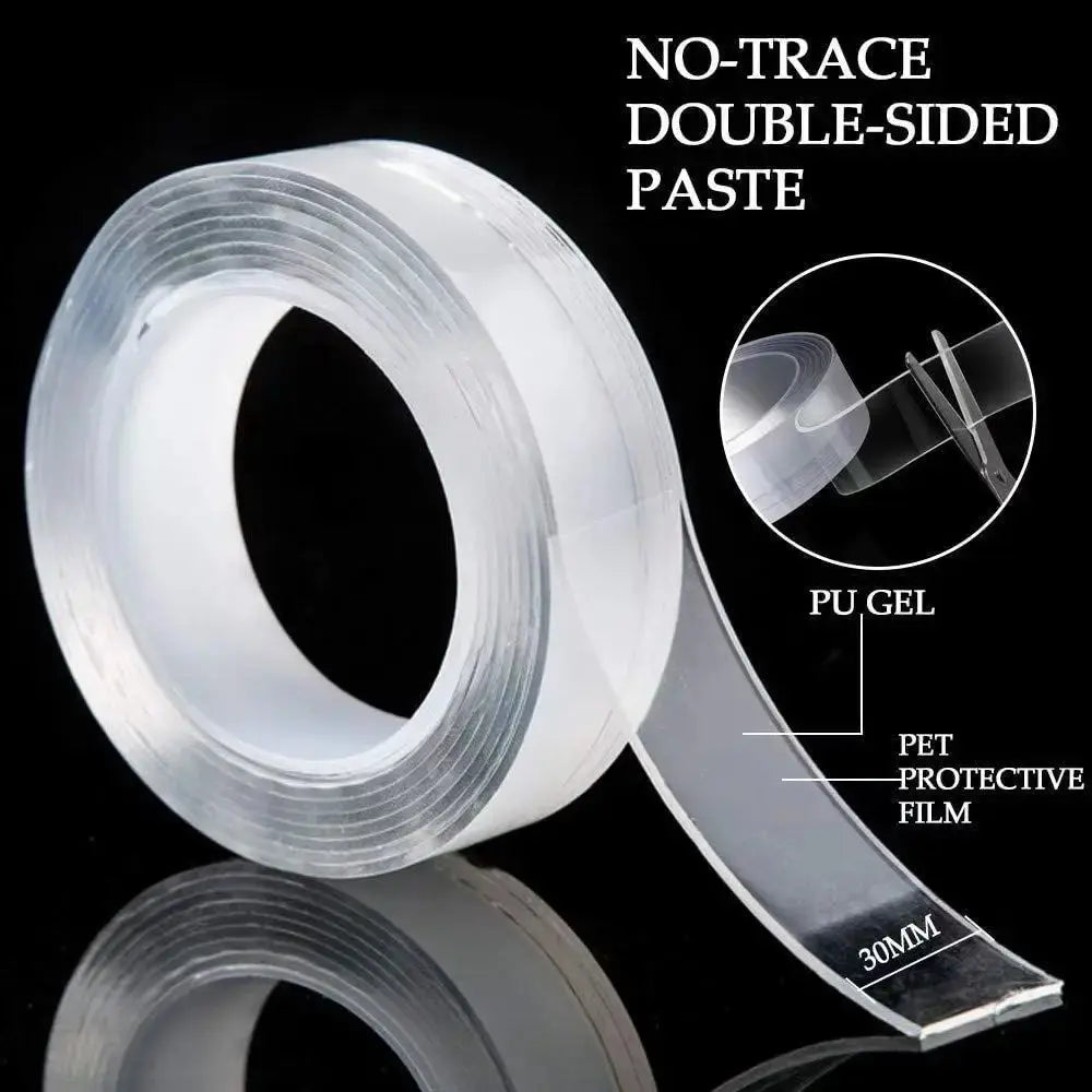 1/3/5m Nano Tape Double-Sided Adhesive Tape Traceless Waterproof Tape For Bathroom Kitchen Sink Tap Gel Sticker 2GETHER 4EVER